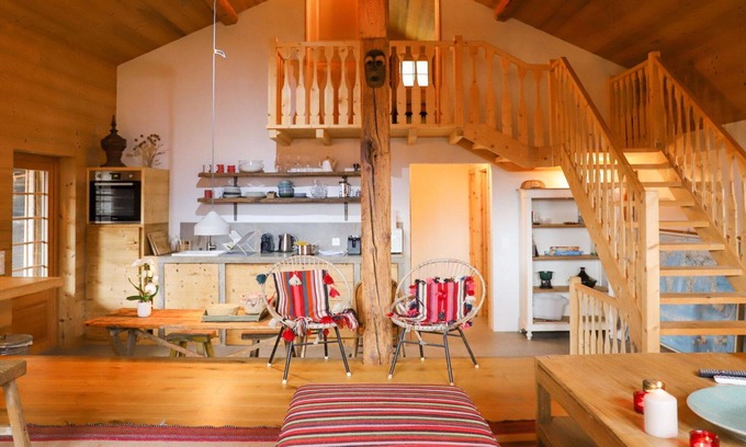 Les Posses-sur-Bex House | Wonderful private villa for 6 guests with WIFI, terrace, pets allowed and parking