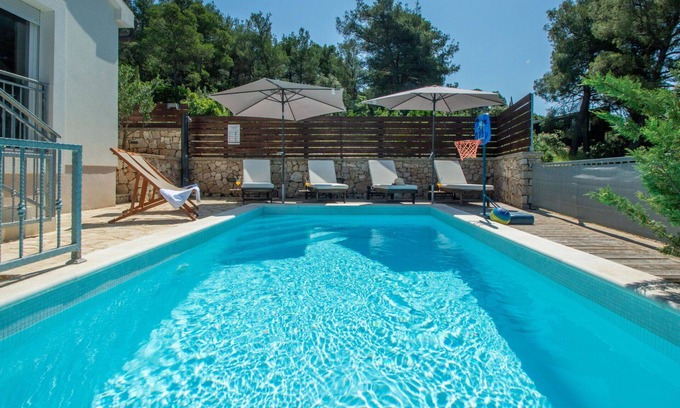Bilice House | Wonderful private villa for 8 people with A/C, private pool, WIFI, TV and terrace