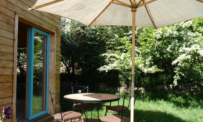Les Vans Ski Chalet | Wooden cottage in southern Ardeche num01