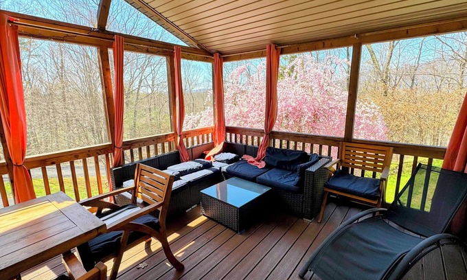 Mount Marion House | Woodland Whimsy a private escape w/hot tub, pool, sunroom on 3 acres