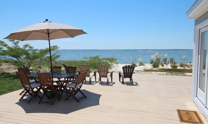 Dewey Beach House | Your own private beach & amazing Water Views