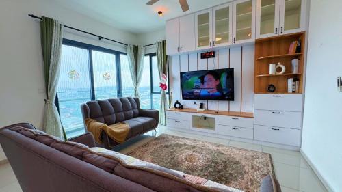 Bukit Jalil Apartment | Zeta Residence One South with City View n Private Lift, Seri Kembangan Selangor