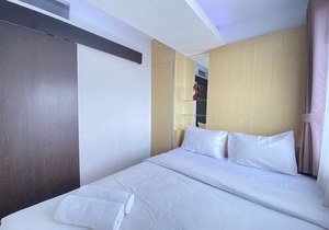 Quite 2Br Apartment AC in Living Room at The Jarrdin Cihampelas