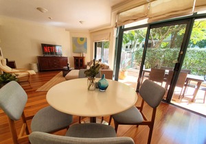 2BR Lovely River Retreat ⛵️Pool💦Wine🍷Gym💪Netflx
