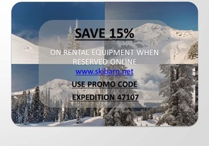 Expedition Station in Snowshoe Village Ski-in Ski-out with Slope Side View