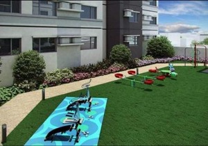 Condo in Poblacion with City and Pool view