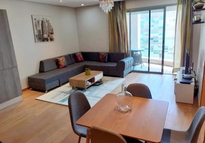 One bedroom appartement with sea view enclosed garden and wifi at Casablanca