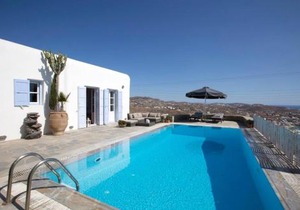 Psarrou villa for 10 guests, stunning sea views