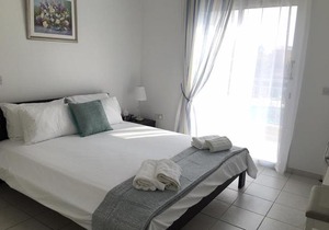 Modern pool facing apartment in popular Limnaria Gardens
