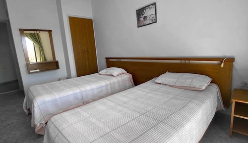 Basic Single Room, 2 Twin Beds, Smoking, Lake View