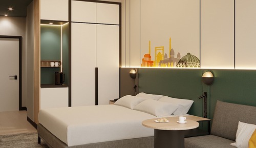 Standard Room, 1 King Bed, City View