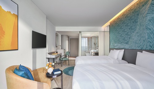 Deluxe Room, 2 Twin Beds, Balcony, Sea View