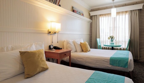 Standard Room, 2 Double Beds, Courtyard View (Upstairs )