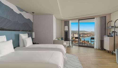Comfort Room, 2 Twin Beds, Sea View