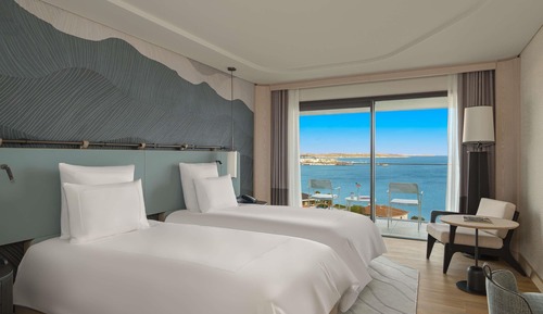 Swiss, Twin Room, Sea View