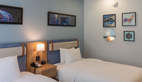 Business Room, 2 Double Beds, Non Smoking