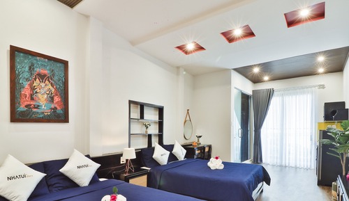 Family Apartment, 2 Queen Beds, Balcony