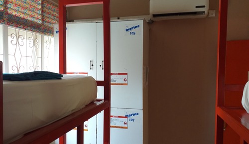 Single Bed in 4-Bed Mixed Dormitory Room with A/C