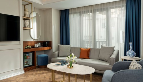 Suite, Jetted Tub, Sea View