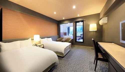 Twin Room with Private Open Air Bath