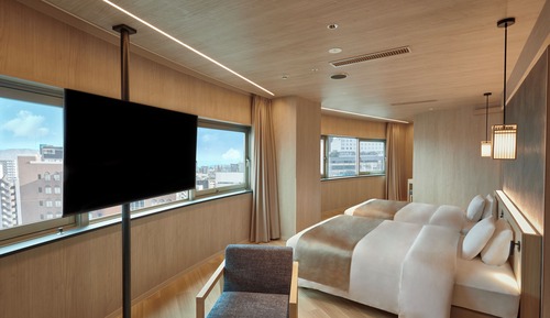 ONE Suite 01 (Luxury Floor),2 double beds, for 2-5 people use, Non Smoking