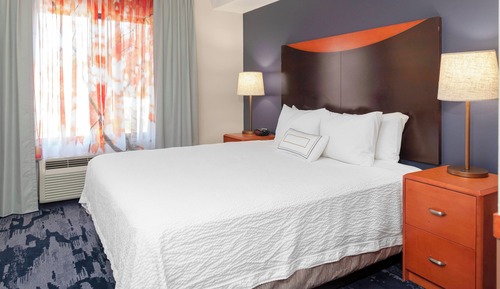 Suite, 1 King Bed with Sofa bed (Mobility/Hearing Access, Transf Shwr)