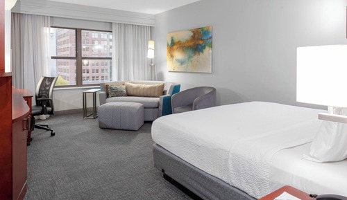 Room, 1 King Bed with Sofa bed, Non Smoking (Mobility/Hearing Access, Roll-In Shwr)