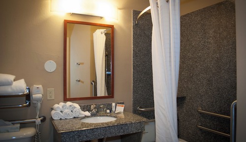 Studio Suite, 1 Queen Bed, Accessible (Comm, Mobil, Access Tub)