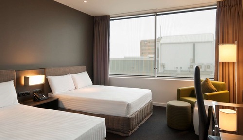 Deluxe Double Room, 2 Double Beds, City View