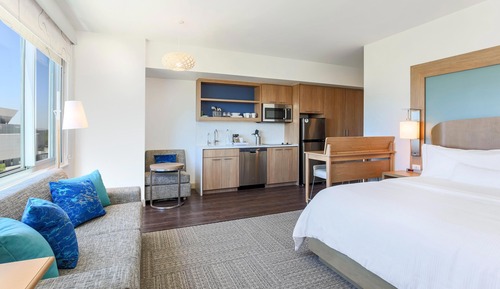 Studio, 1 King Bed with Sofa bed (Mobility Accessible, Tub)
