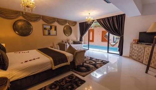 suite Deluxe La Princière piscine privée