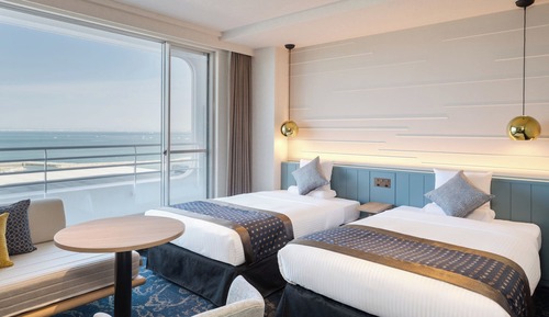 Comfort Twin Room, Non Smoking, Ocean View (with Private Bathroom)