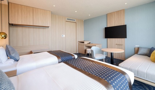 Deluxe Twin Room, Non Smoking, Ocean View (with Private Bathroom)