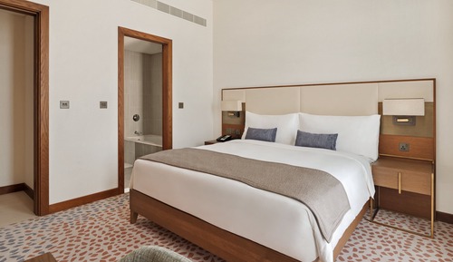 Room, 1 King Bed, Roll-in Shower, Kitchen (Communications)