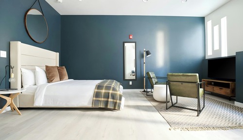 Studio, 1 Queen Bed (Mobility Accessible w/ Roll-in Shower)