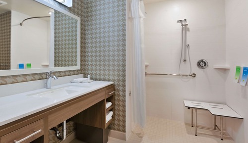 Studio, 1 King Bed, Accessible (Mobility & Hearing, Roll-in Shower)
