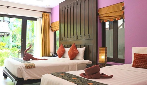 Superior Triple Room, Garden View