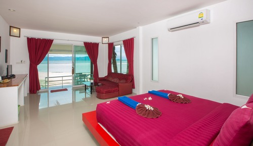 Deluxe Villa, 1 Queen Bed, Beachside