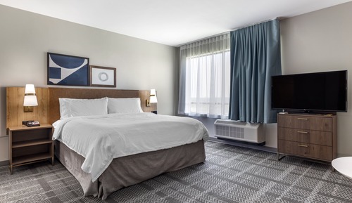 Studio Suite, 1 King Bed with Sofa bed, Accessible, Kitchen (Accessible Tub)