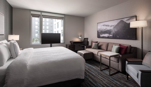 Studio Suite, 1 King Bed with Sofa bed (Mobility Accessible, Roll-In Shower)