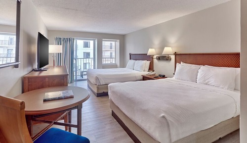 Standard Room, 2 Queen Beds, Courtyard View