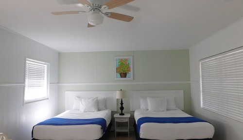 Standard Double Room, 2 Double Beds, Patio, Lagoon View