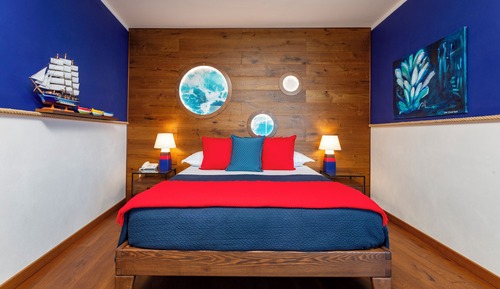 Deluxe Studio Suite, 1 Double Bed, Sea View