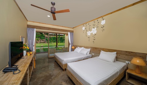 Deluxe Twin Room, Garden View