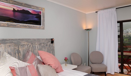 Deluxe Double or Twin Room, 1 King Bed, Patio, Mountain View