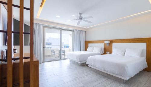 Deluxe Room, 2 Double Beds, Ocean View