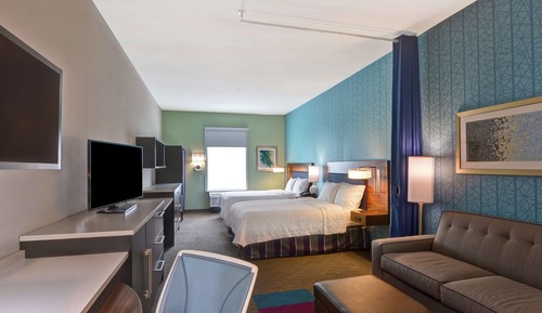 Studio, 2 Queen Beds, Accessible, Bathtub