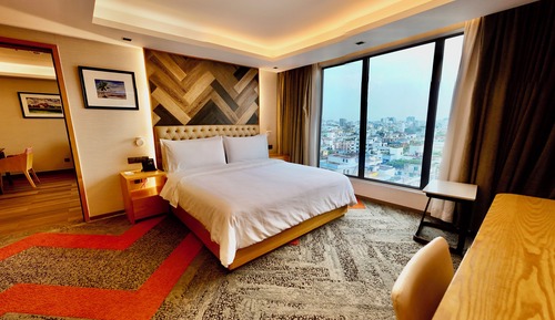 Premium Double Room, Refrigerator & Microwave
