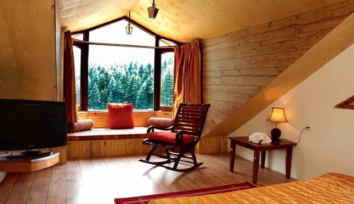 Family Suite, 1 King Bed with Sofa bed, Bathtub, Mountain View