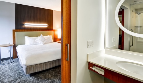 Studio, 1 King Bed with Sofa bed (Hearing Accessible)